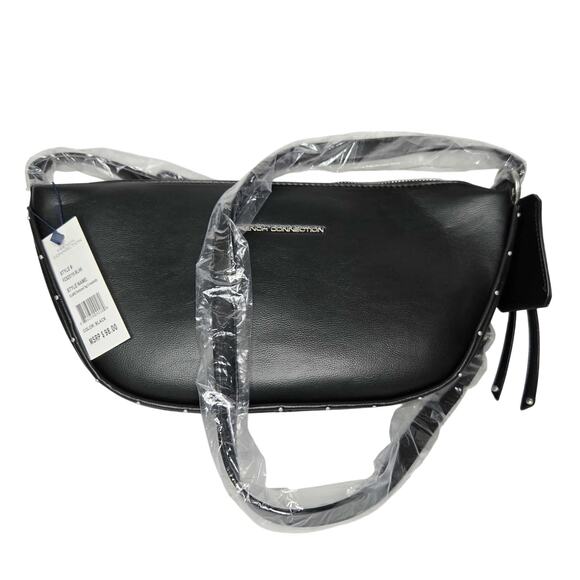 French Connection Clara Textured Tag Crossbody NWT - Picture 1 of 3